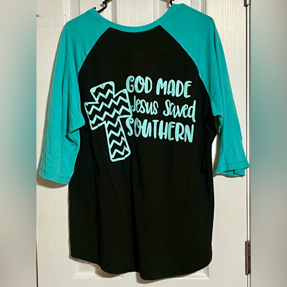 Athletic Works Black and White Graphic Tee